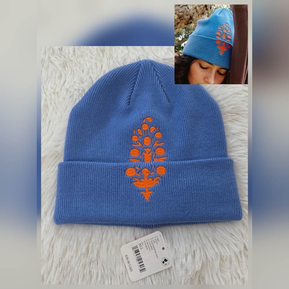 Free People Movement Movement Iconic Buti Beanie Lavender/Orange